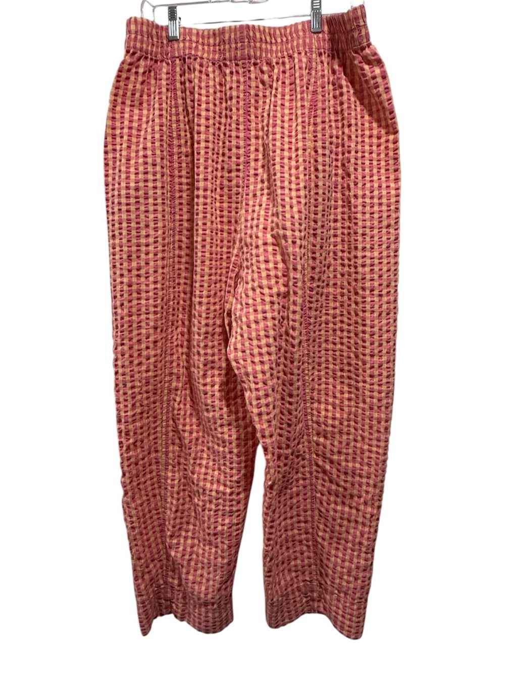 Free People Preppy Poplin Gingham Searsucker Pants - Picture 8 of 14